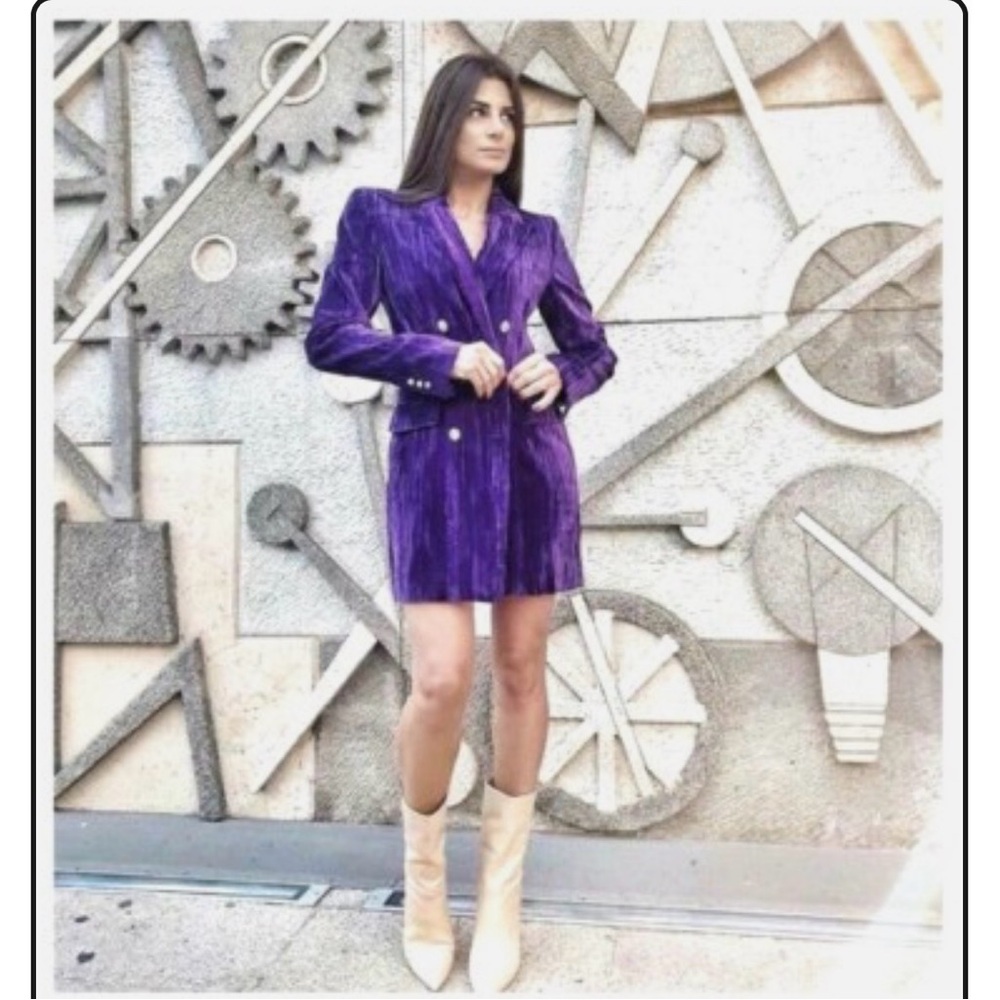 Zara Purple Blazer